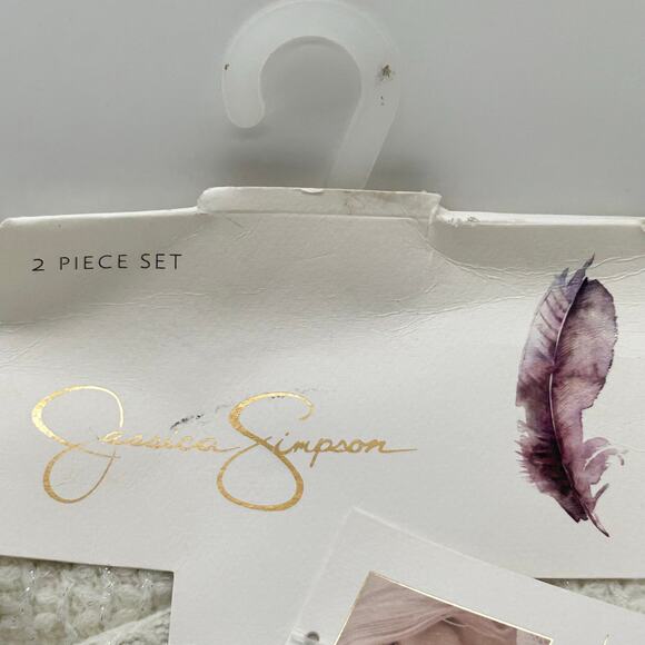 Jessica Simpson Scarf Set Womens OS Cream Hat And Eternity Scarf Gift Set NEW - Picture 6 of 9